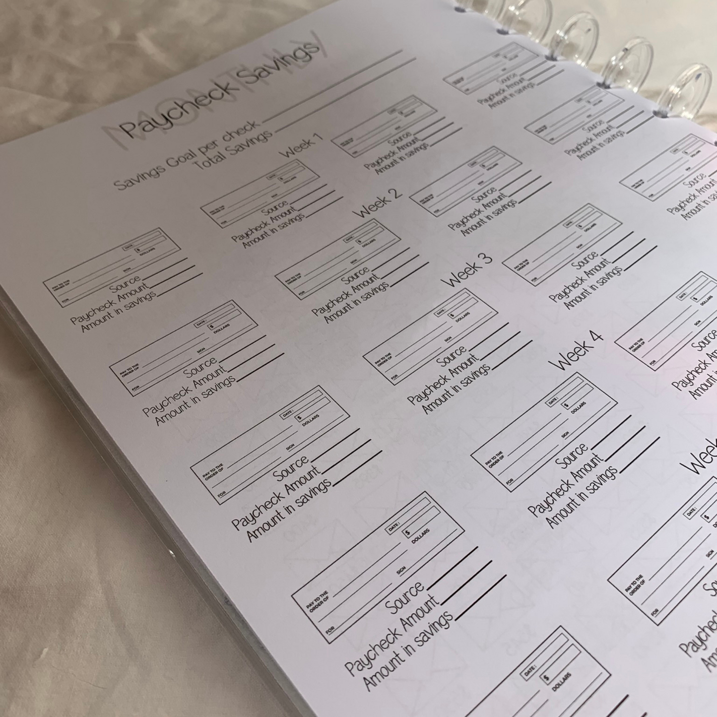 Adulting Made Easy Discbound Budget Planner for Beginners| Undated Minimalist Six Month Budget Planner (ZW)