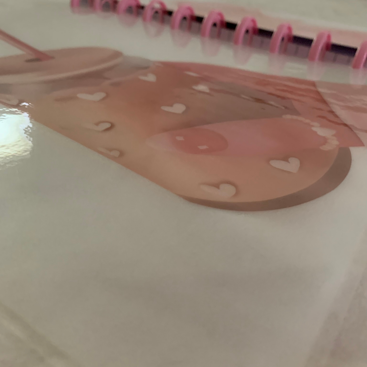 Sipping Life, One Manicure at a Time Journal | Discbound Lined Journal
