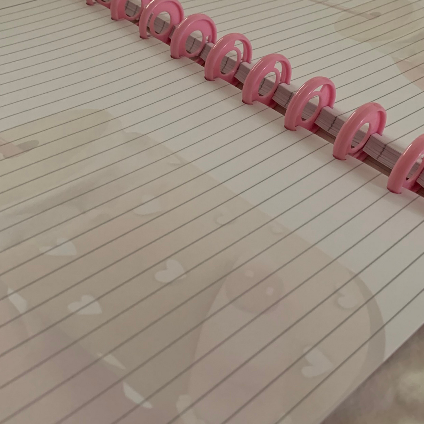Sipping Life, One Manicure at a Time Journal | Discbound Lined Journal