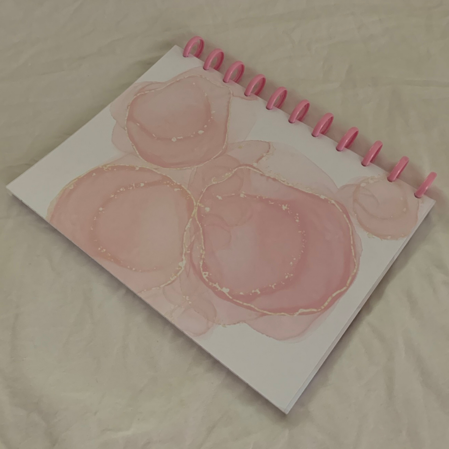 Sipping Life, One Manicure at a Time Journal | Discbound Lined Journal