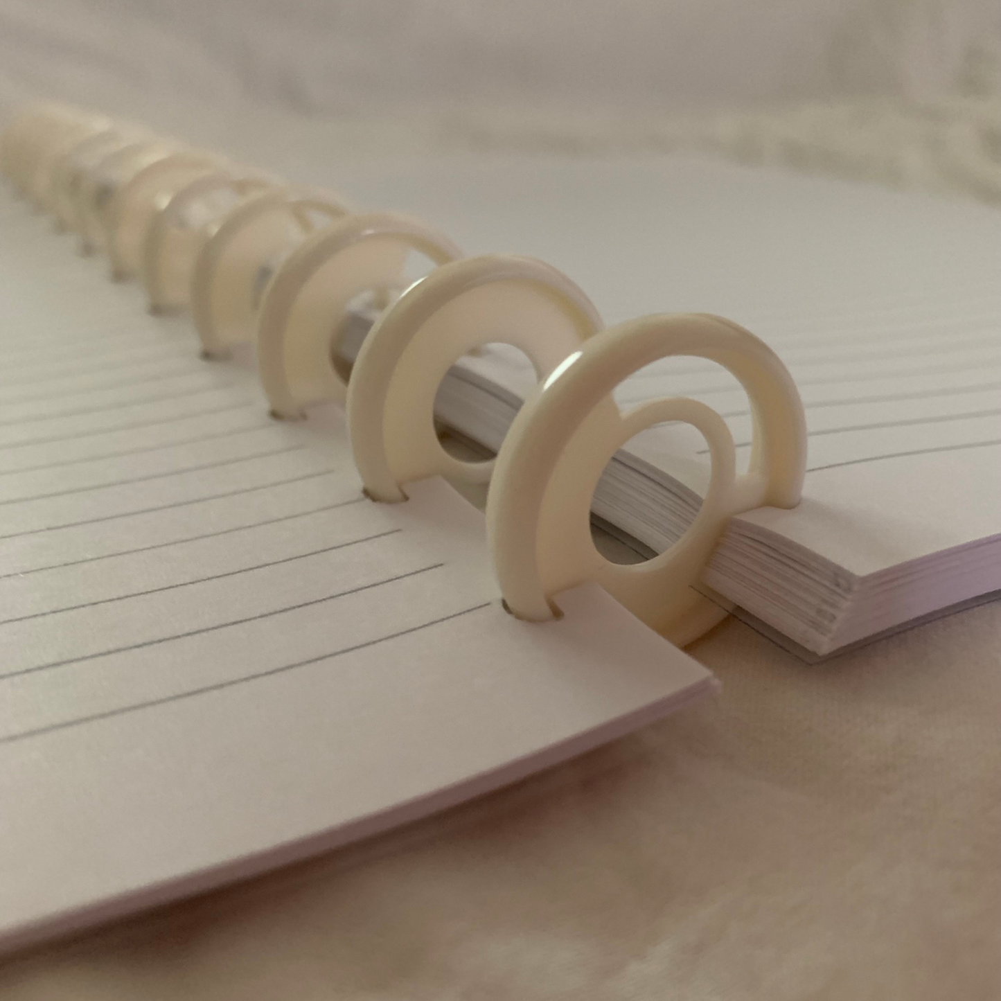 A Pop of Pastel| Discbound Lined Journal