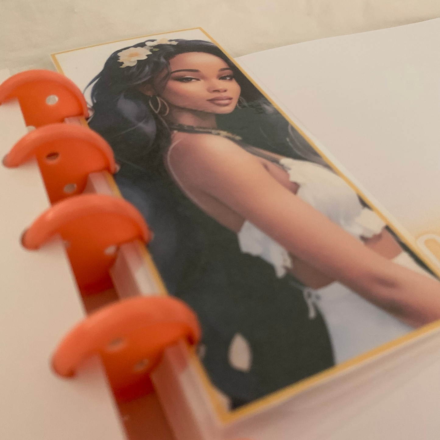 Blossoms of Grace Journal | Discbound Lined Journal for Black Women