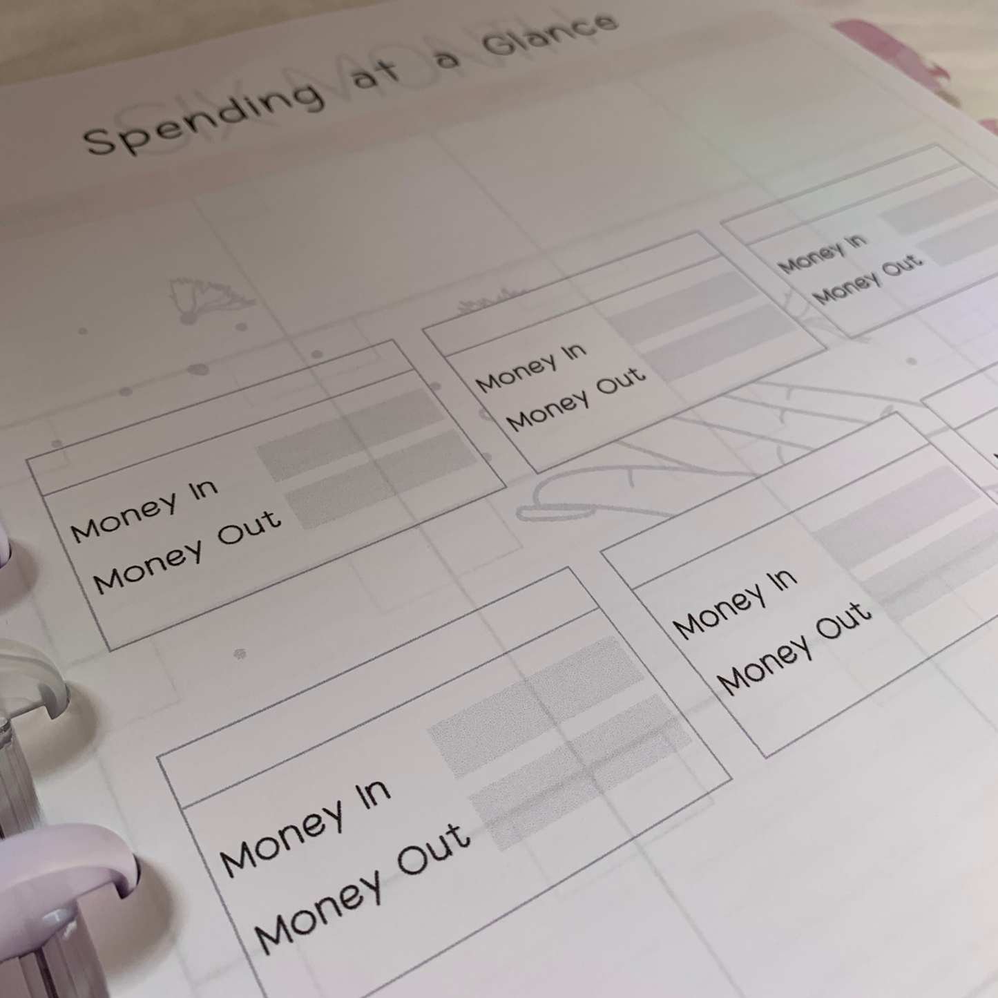 Adulting Made Easy Undated Six Month Budget Planner with tabs (ZW)