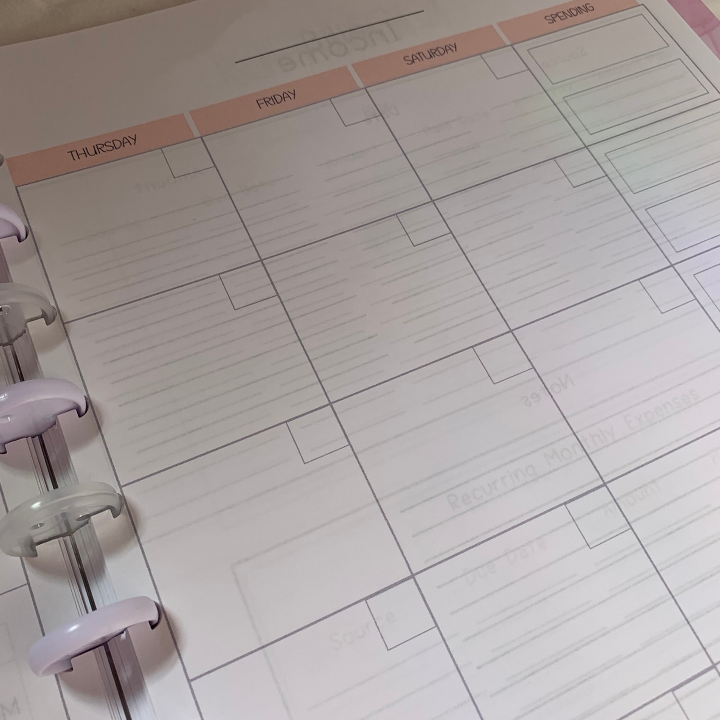 Adulting Made Easy Undated Six Month Budget Planner with tabs (ZW)