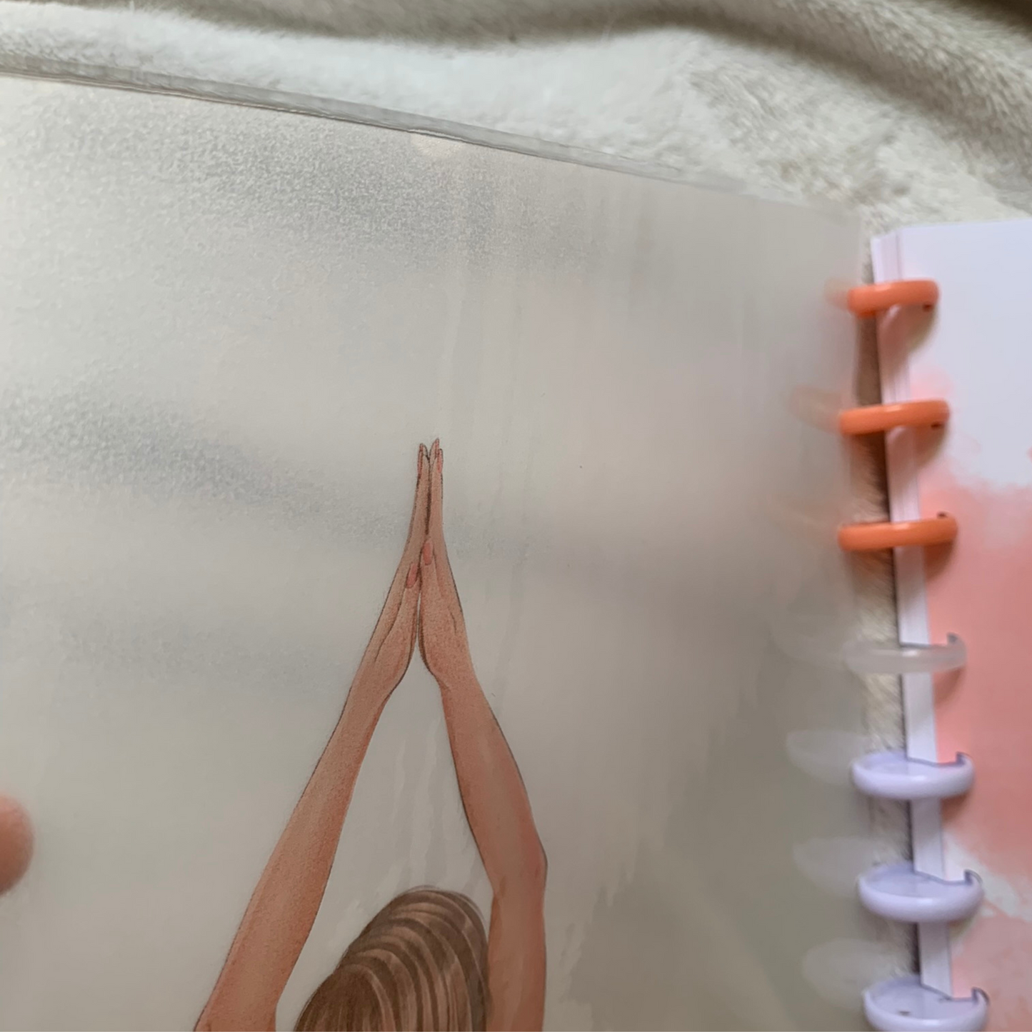 Pink Serenity Journal | Discbound Lined Journal ZW