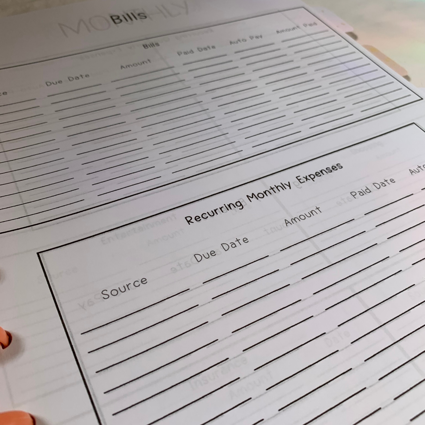 Six Month Discbound Budget Planner for Black Women (ZW)