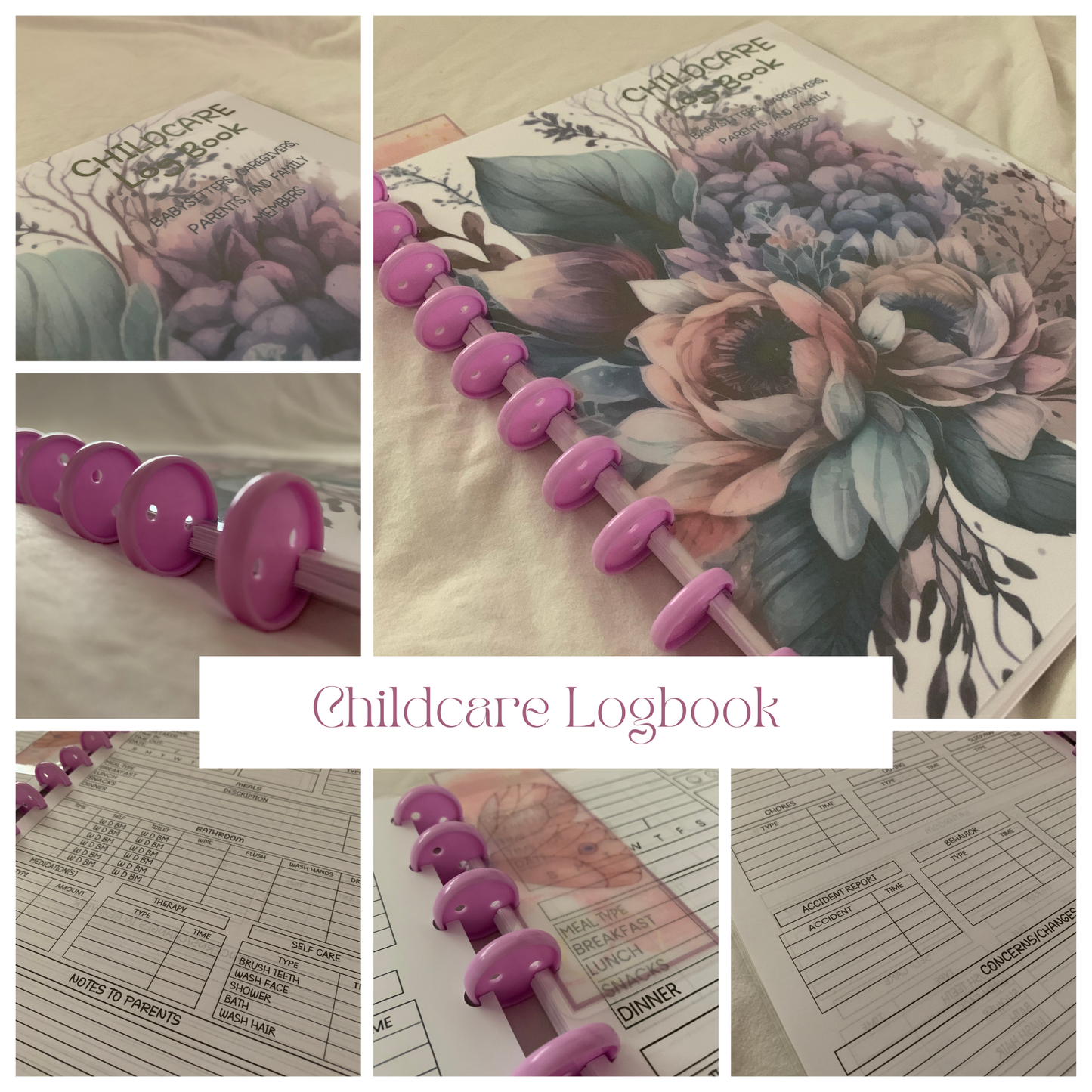 Childcare Logbook purple (ZW)