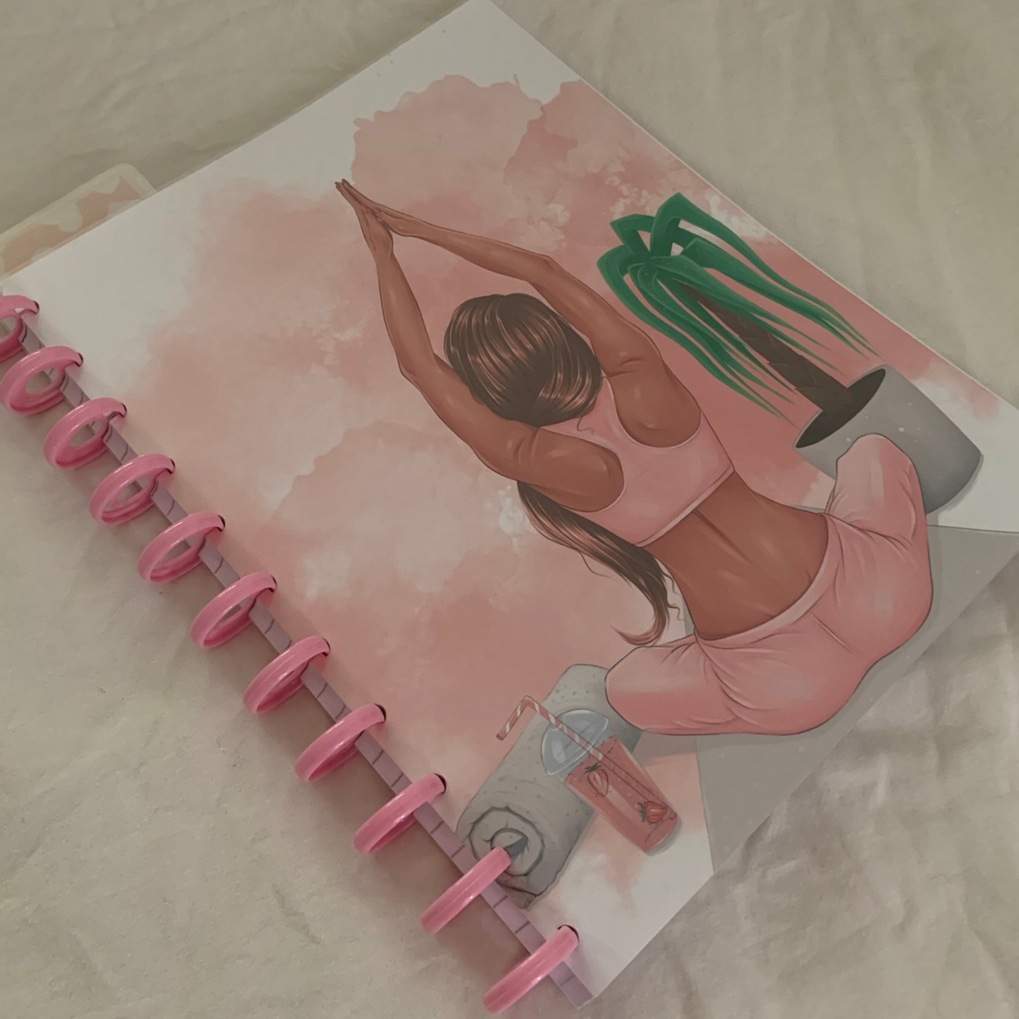 Pink Serenity Journal | Discbound Lined Journal