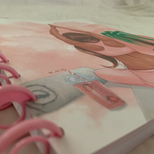 Pink Serenity Journal | Discbound Lined Journal