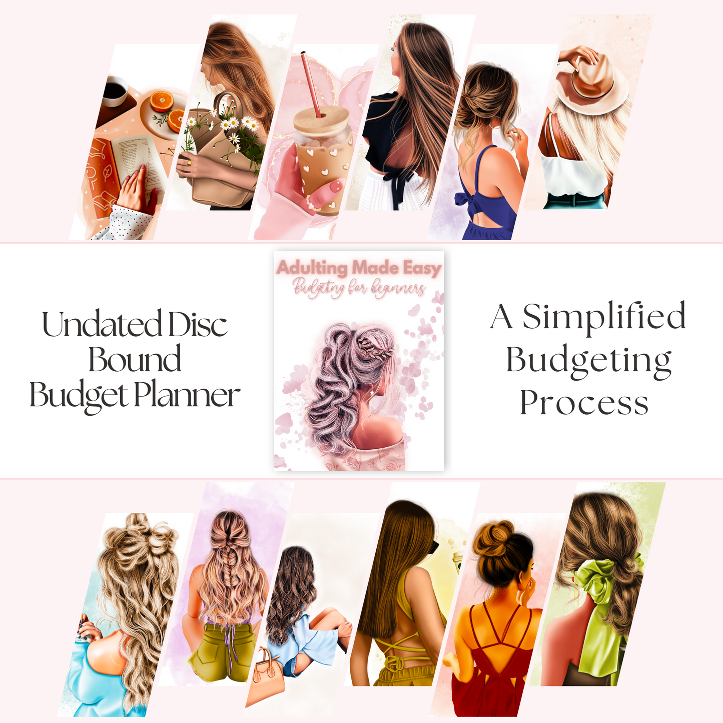 Sweet Savings Budget Planner for Beginners| 12 Month Undated Discbound Budget Planner